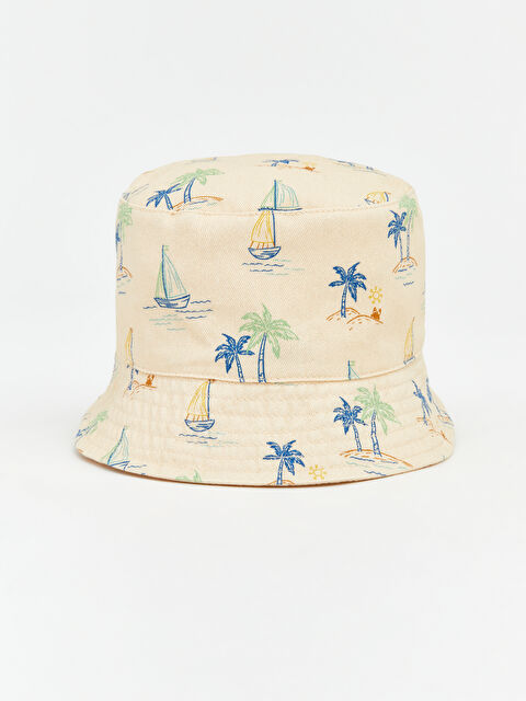 LCW ACCESSORIES Desenli Erkek Bebek Bucket Şapka
