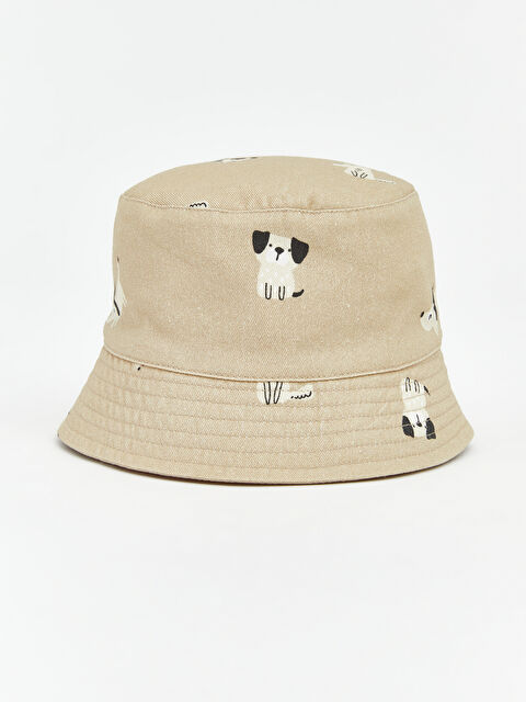 LCW ACCESSORIES Hayvan Baskılı Erkek Bebek Bucket Şapka