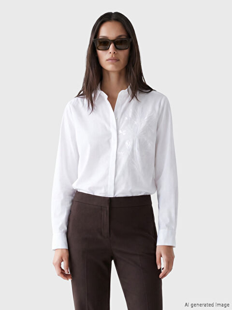 LCW STUDIO Embellished Women's Shirt