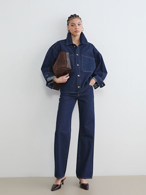 LCW Vision Wideleg Kadın Jean Pantolon	 - S6IP96Z8-309