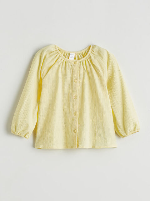 LCW ECO Bisiklet Yaka Kız Çocuk Gömlek - S6IR37Z1-TCH