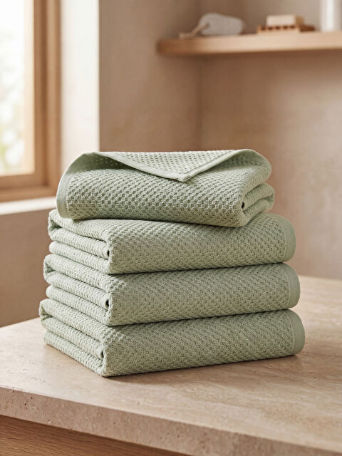 LCW HOME Pamuklu Yüz Havlusu 3'lü 50x80 Cm - S6IR65Z8-LRR