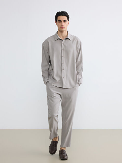 LCW Vision Standart Kalıp Armürlü Erkek Pantolon - S6IR78Z8-E6F