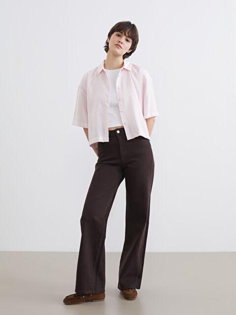 XSIDE Wideleg Kadın Jean Pantolon	 - S6IS97Z8-S7U