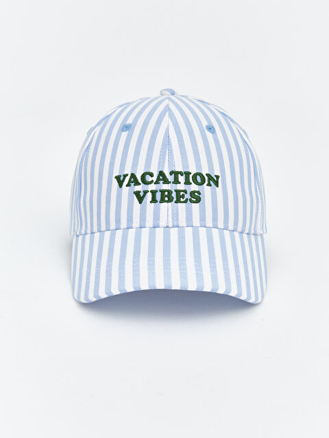 LCW ACCESSORIES Çizgili Kadın Kep Şapka