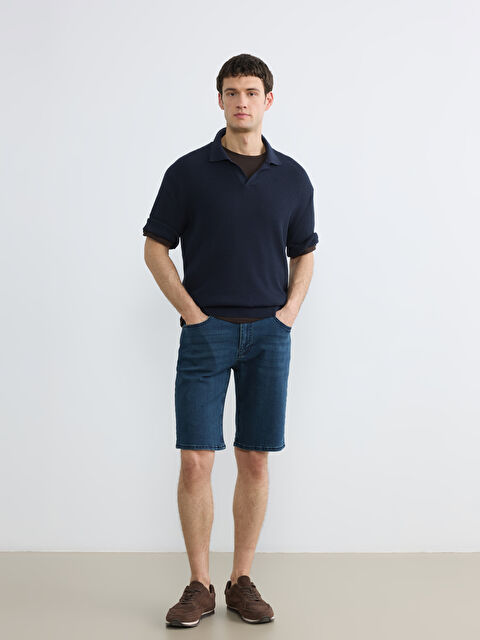 LCW Jeans Standart Kalıp Erkek Jean Şort - S6IT37Z8-309