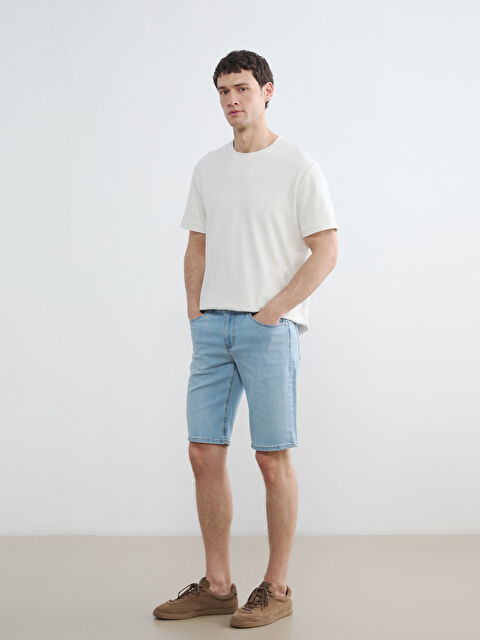 LCW Jeans Standart Kalıp Erkek Jean Şort - S6IT43Z8-311