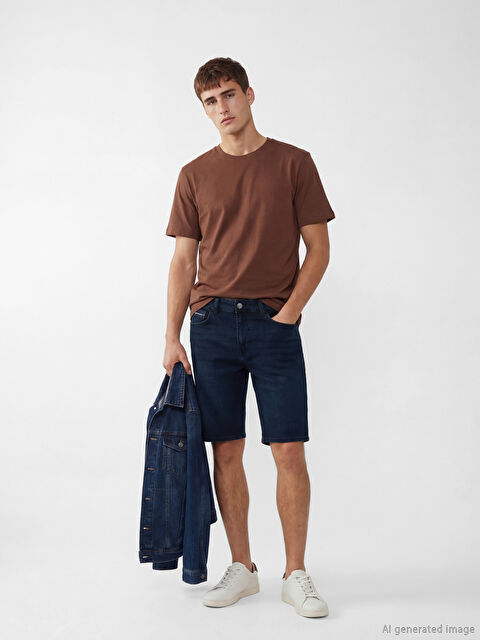 LCW Jeans Slim Fit Erkek Jean Şort - S6IT70Z8-309