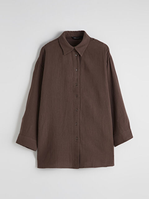 LCW Modest Müslin Kadın Gömlek Tunik	 - S6IT74Z8-L0E