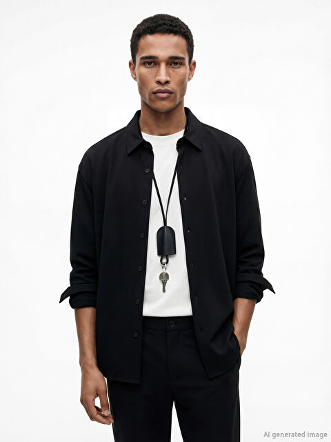 LCW Vision Regular Fit Armürlü Erkek Gömlek