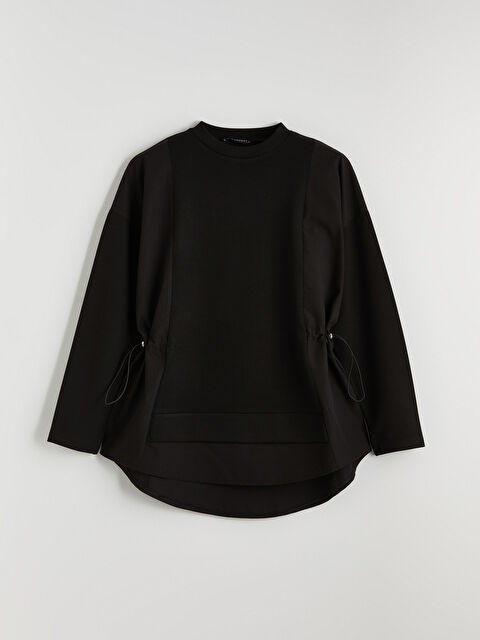 LCW Modest Soft Touch Oversize Kadın Sweatshirt Tunik - S6IU89Z8-CVL