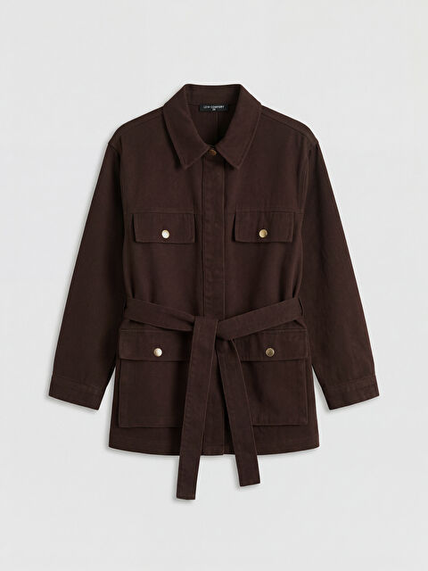 LCW Comfort Kuşaklı Kadın Jean Tunik - S6IV31Z8-D7V