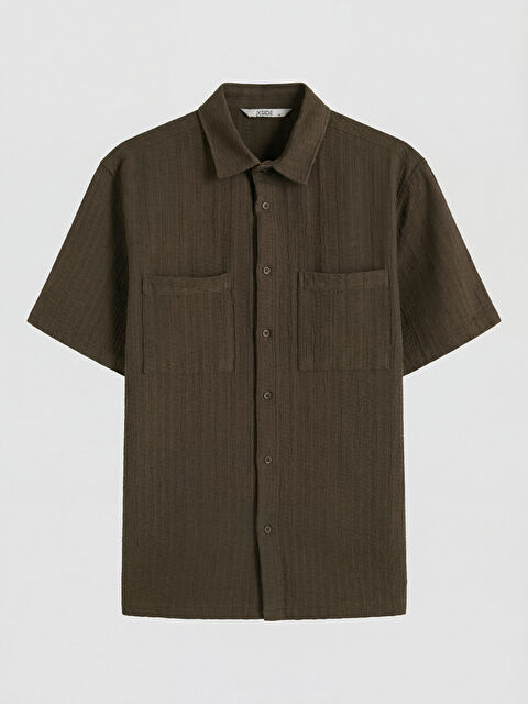 XSIDE Rahat Kalıp Erkek Armürlü Gömlek