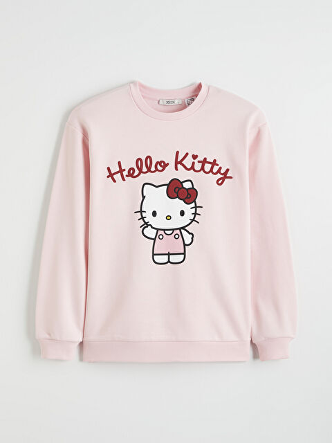 XSIDE Hello Kitty Baskılı Kadın Kalın Sweatshirt - S6IV65Z8-14N