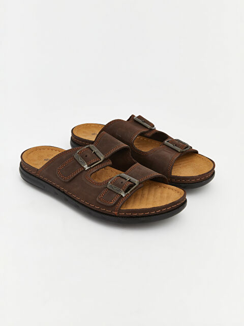 LCW STEPS Men's Suede-Look Slippers - S6IY25Z8-RKQ