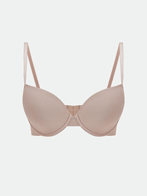 LCW DREAM Balenli Dolgusuz Düz Tişört Sütyen - S6IY75Z8-GFR