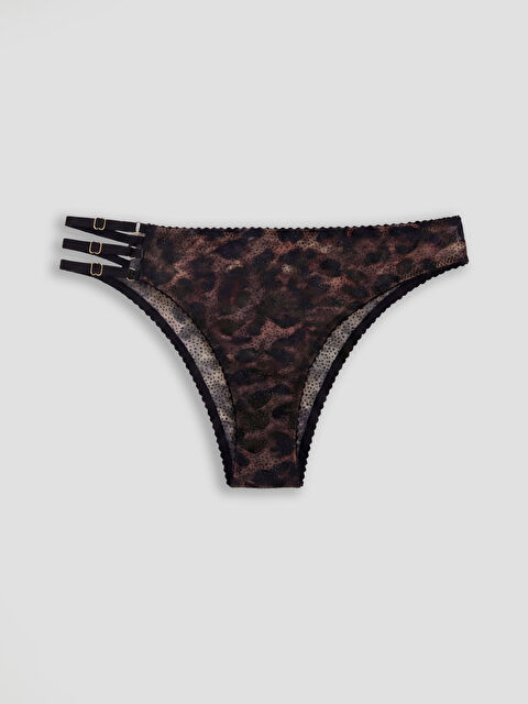 LCW DREAM Leopar Desenli Fantezi Brazilian Külot - S6IY82Z8-LQY