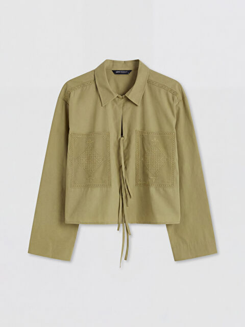 LCW Modest Nakışlı Kadın Gömlek