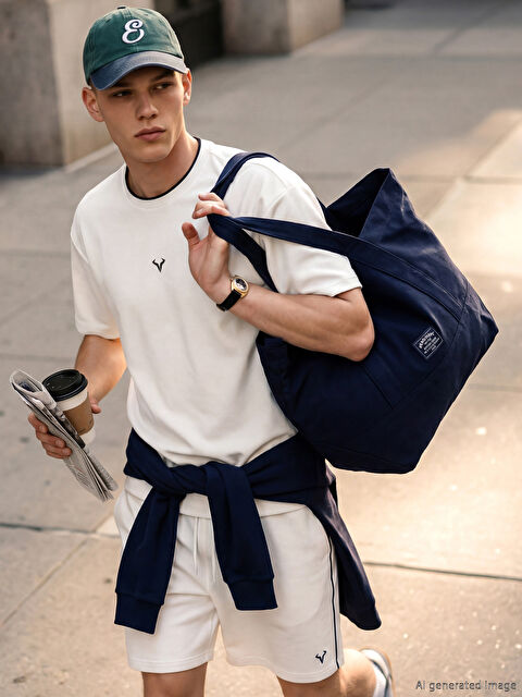 XSIDE ACTIVE Bisiklet Yaka Erkek Spor Tişört