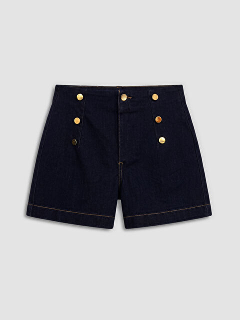 LCW Jeans Žena INDIGO Traper šorc