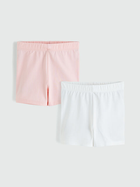 LCW Kids Kız Bebek Şort Tayt 2'li - S6J352Z1-QWL