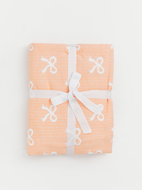 LCW HOME Fiyonk Desenli Tek Kişilik Yatak Örtüsü