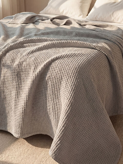 LCW HOME Desenli Çift Kişilik Pamuklu Pike