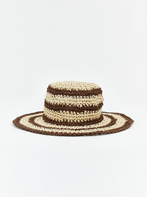 LCW ACCESSORIES Kız Çocuk Hasır Şapka