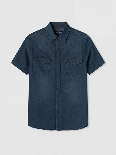 LCW Jeans Regular Fit Erkek Jean Gömlek