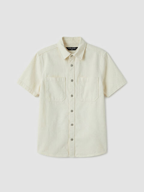 LCW Jeans Loose Fit Erkek Jean Gömlek