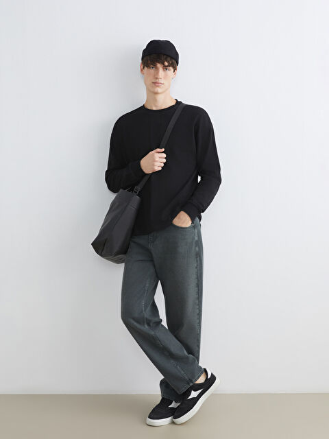 LCW Jeans 745 Baggy Fit Erkek Jean Pantolon - S6J601Z8-333