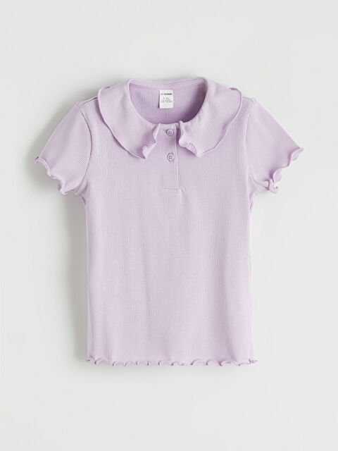 LCW Kids Girl LILAC T-Shirt - S6J651Z1-G3W