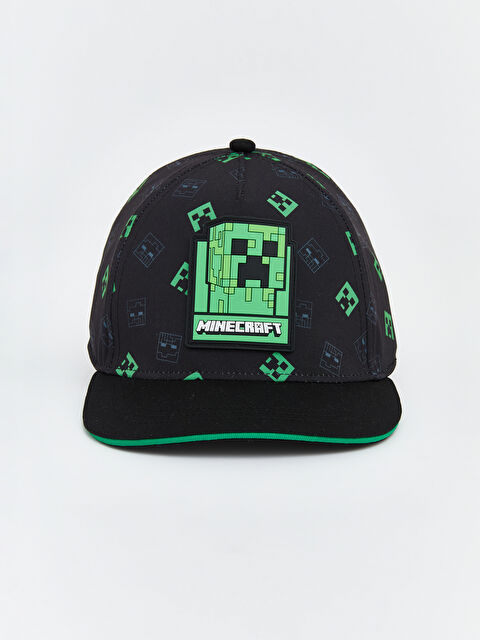 LCW ACCESSORIES Minecraft Nakışlı Erkek Bebek Kep Şapka