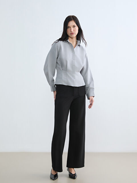 LCWAIKIKI Classic Standart Fit Geniş Paça Kadın Pantolon - S6J922Z8-CVL