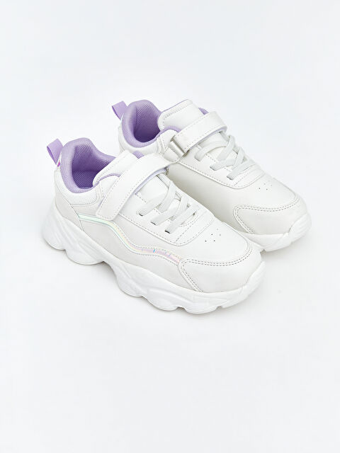 LCW STEPS Bağcık ve Cırt Cırtlı Kız Çocuk Spor Ayakkabı - S6J924Z4-Q6K