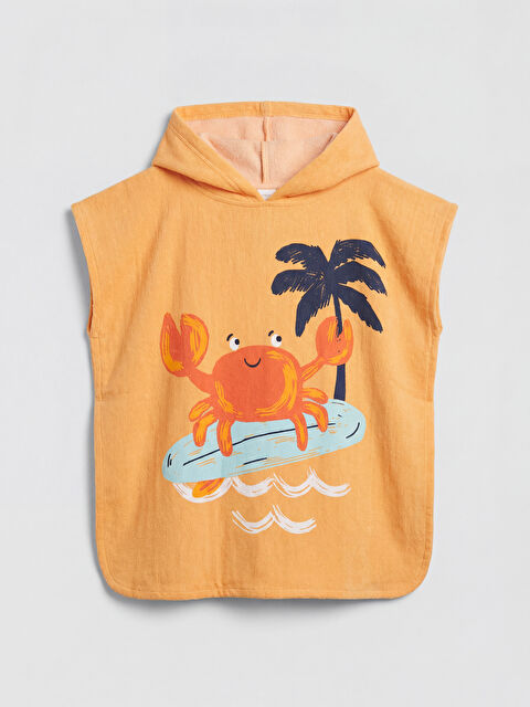 LCW ACCESSORIES Baskılı Erkek Bebek Panço Havlu