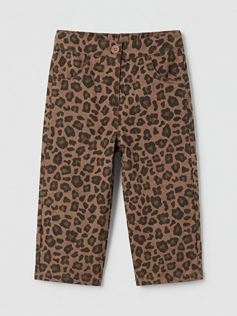 LC WAIKIKI Regular Fit Kız Bebek Gabardin Pantolon - S6J971Z1-LQX