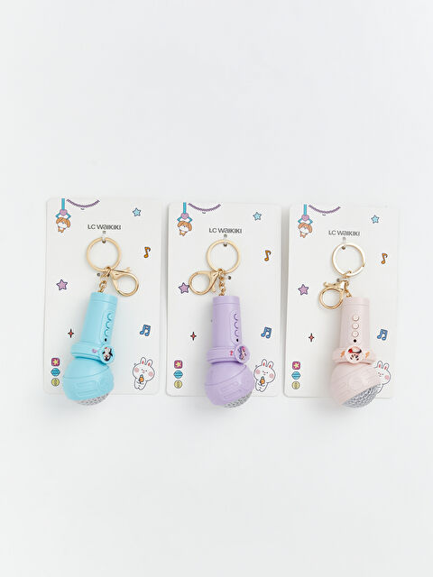 LCW ACCESSORIES Microphone Figured Keychain - S6JA38Z4-QBC