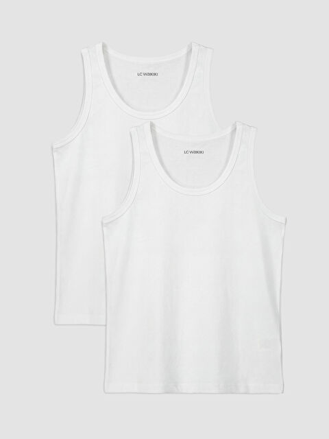 LCW ECO Bisiklet Yaka Erkek Çocuk Atlet 2'li - S6JB32Z4-J5E