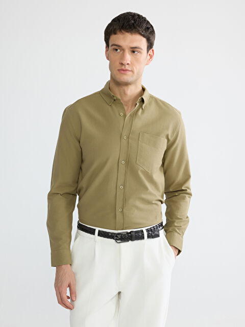 LCW Vision Regular Fit Oxford Erkek Gömlek - S6JB51Z8-GXF