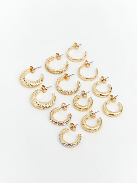 LCW JOY Kadın Halka Küpe Seti 6'lı