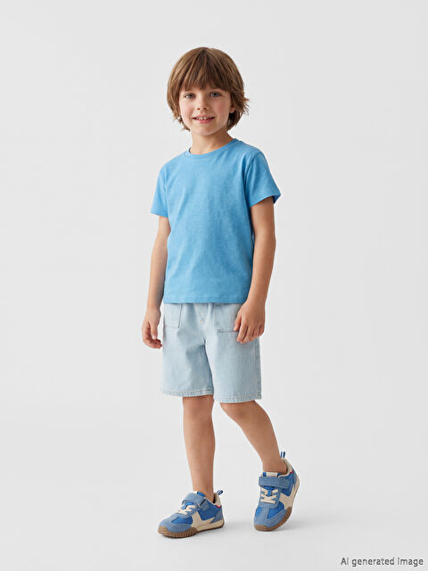 LCW Kids Erkek Çocuk Jean Şort