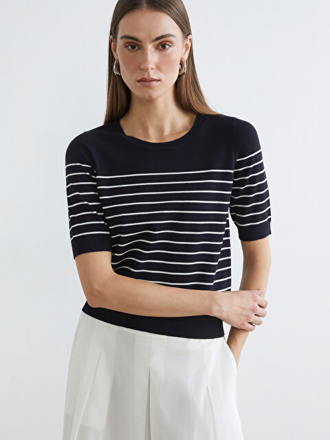 LCWAIKIKI Classic Женщины Синий Свитер - S6JC00Z8-LGS