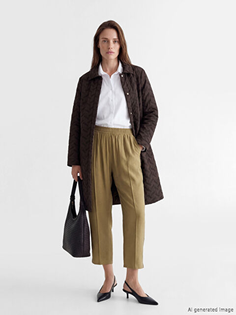 LCW Grace Pantalon KAKI Femme - S6JC48Z8-GXF