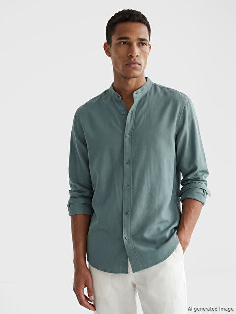 LCW Vision Regular Fit Hakim Yaka Erkek Gömlek