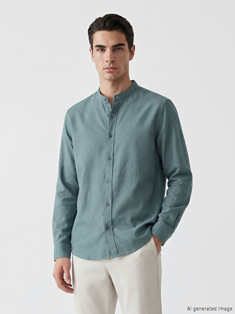 LCW Vision Regular Fit Hakim Yaka Erkek Gömlek