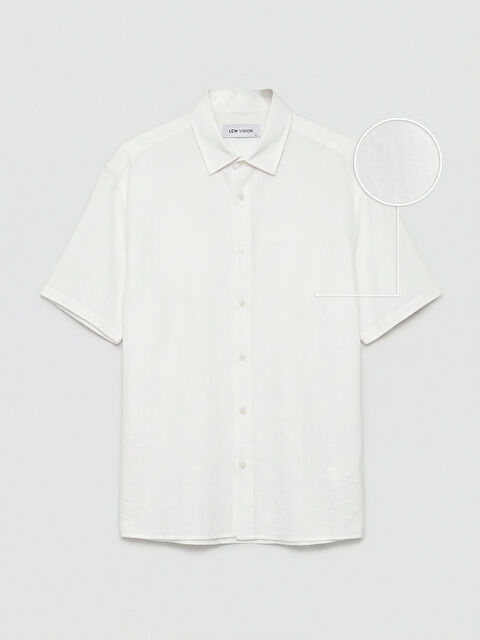 LCW Vision Standart Kalıp Erkek Dokulu Gömlek - S6JC87Z8-FDH