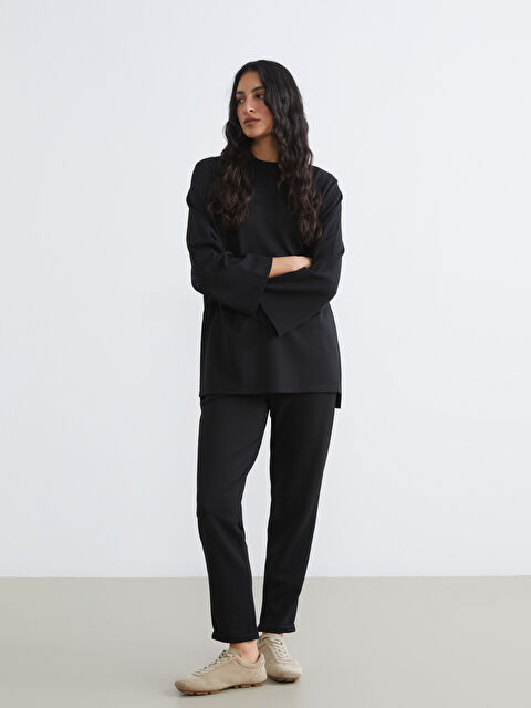 LCW Modest Beli Lastikli Kadın Eşofman Altı - S6JD07Z8-CVL