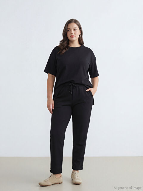 LCW Modest Beli Lastikli Kadın Eşofman Altı - S6JD07Z8-CVL