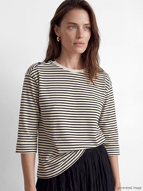 LCW Grace Tricou BEJ Femeie - S6JD13Z8-ELZ